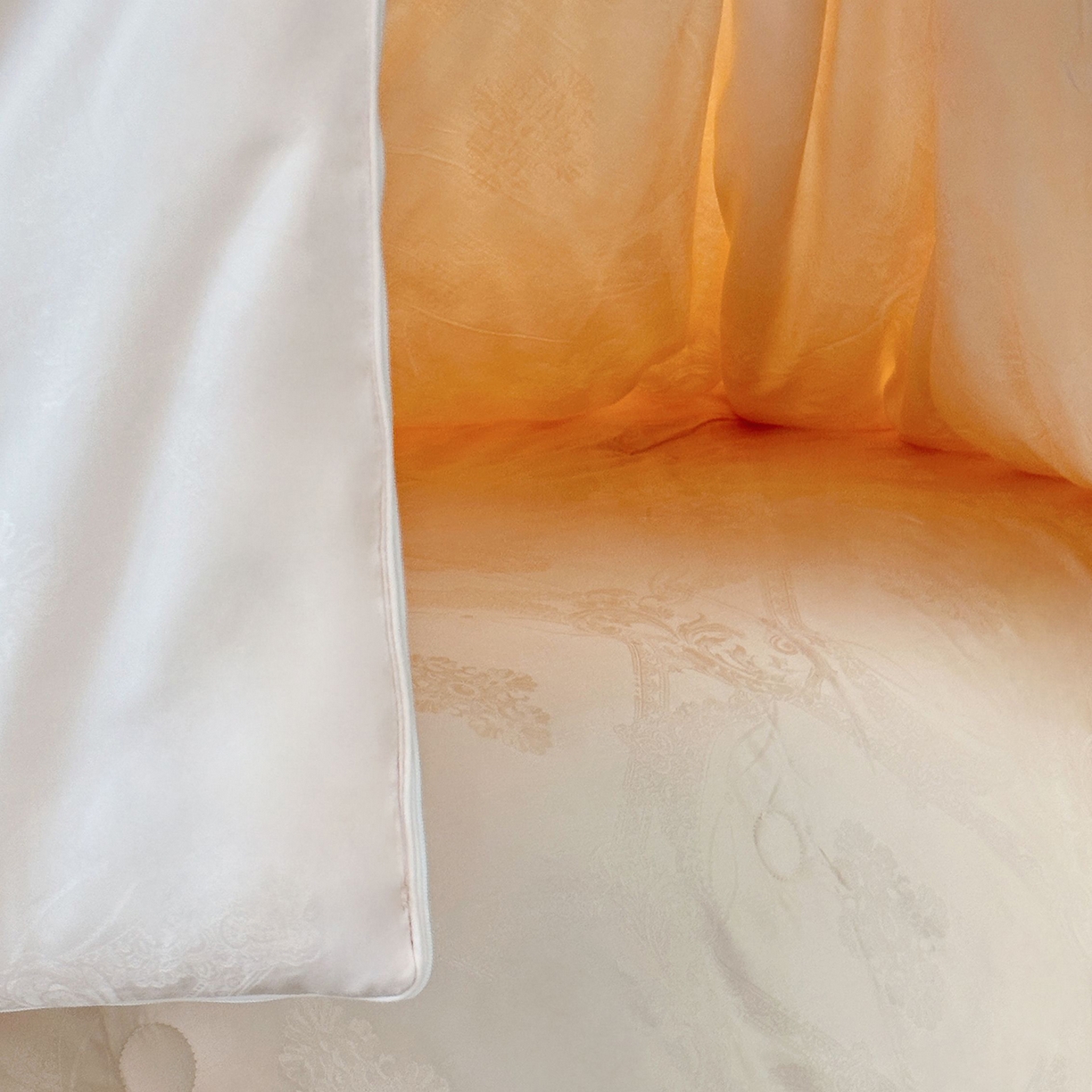 91家纺网 家纺一手货源 找家纺 （总）JUICY 橘滋家纺 2025新款典雅轻奢高定羽绒羊毛双胎被子被芯- 千金粉