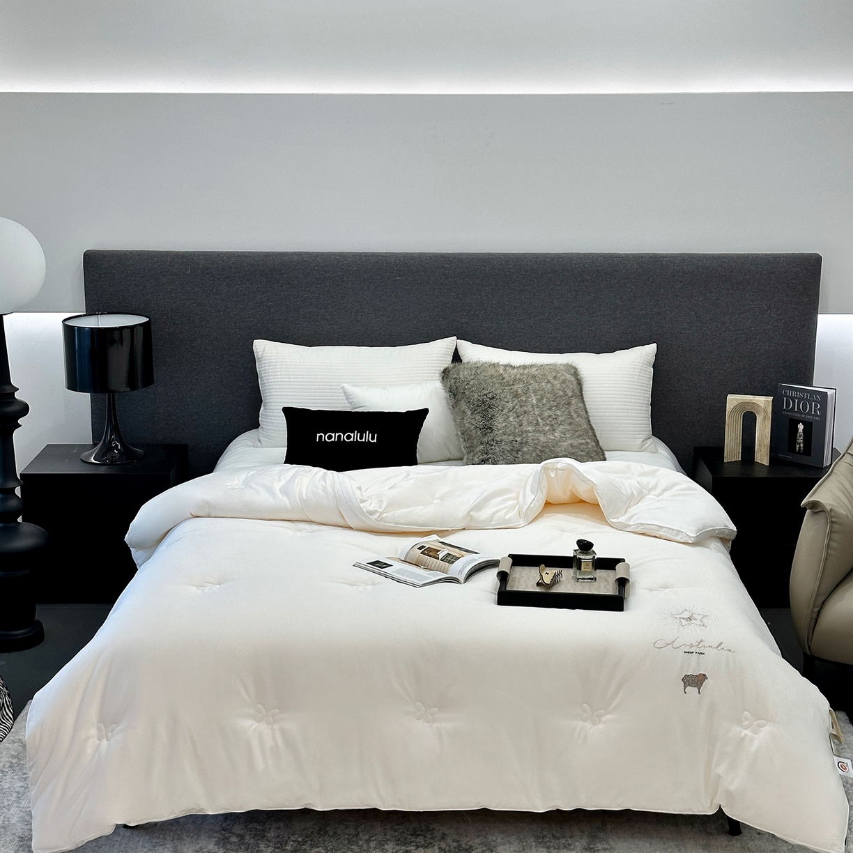 91家纺网 家纺一手货源 找家纺 （总）JUICY 橘滋家纺 2025新款澳洲进口恒温羊毛被子被芯