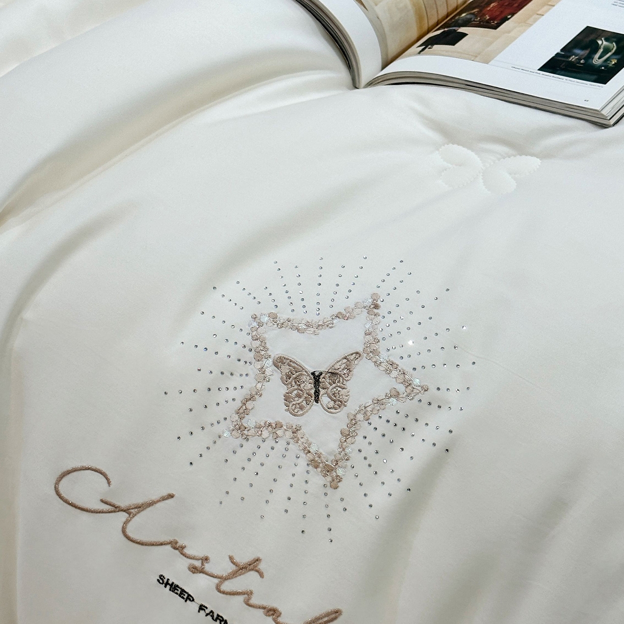 91家纺网 家纺一手货源 找家纺 （总）JUICY 橘滋家纺 2025新款澳洲进口恒温羊毛被子被芯