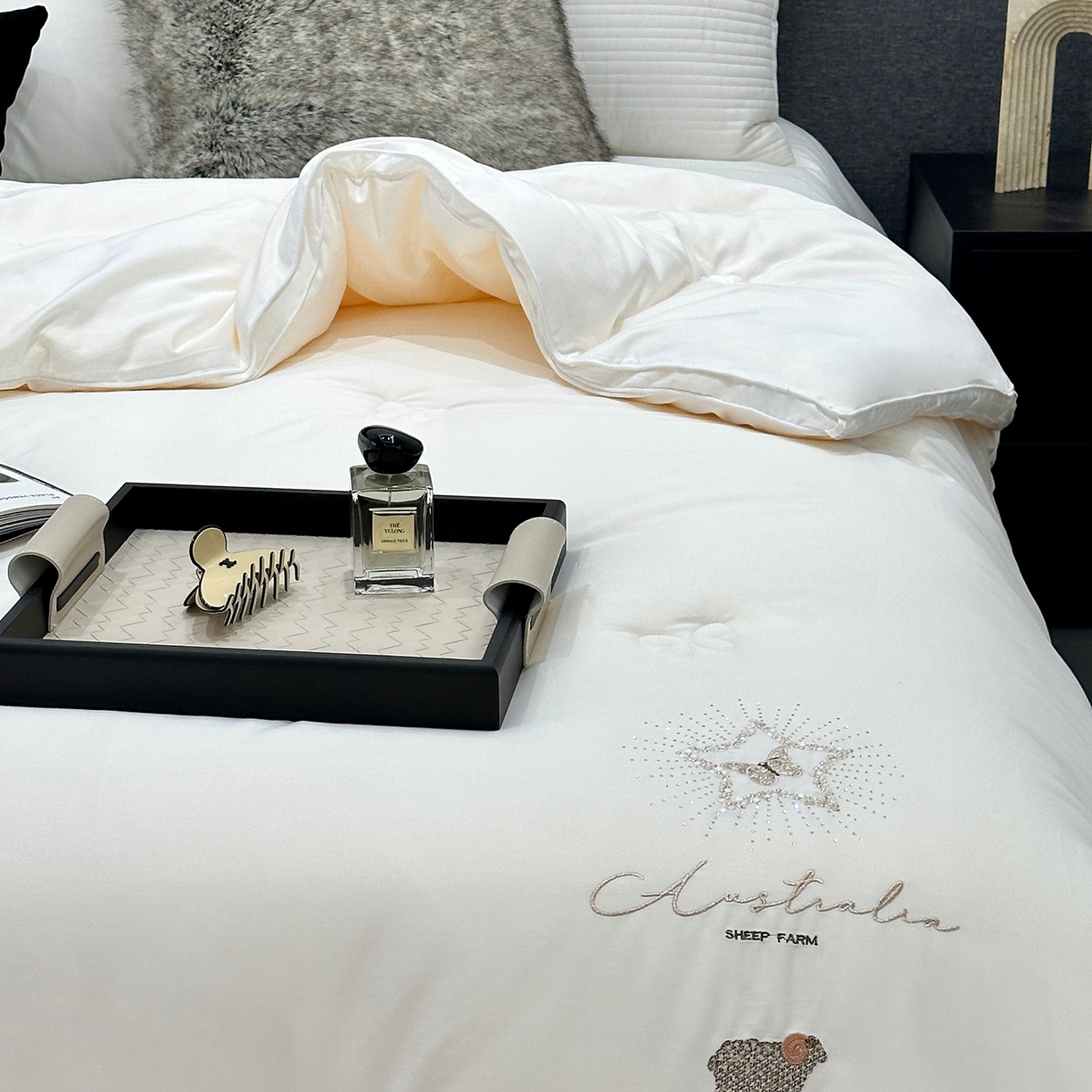 91家纺网 家纺一手货源 找家纺 （总）JUICY 橘滋家纺 2025新款澳洲进口恒温羊毛被子被芯