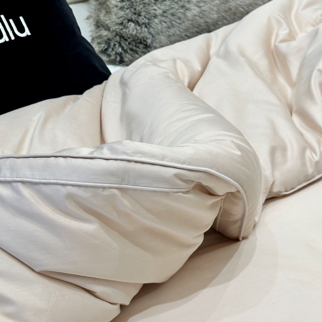 91家纺网 家纺一手货源 找家纺 JUICY 橘滋家纺 2025新款澳洲进口恒温羊毛被子被芯 澳洲进口恒温羊毛被-卡其