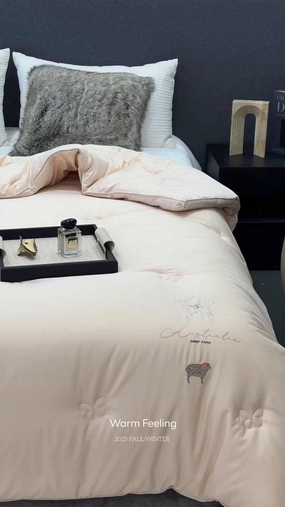 91家纺网 家纺一手货源 找家纺 JUICY 橘滋家纺 2025新款澳洲进口恒温羊毛被子被芯 澳洲进口恒温羊毛被-卡其