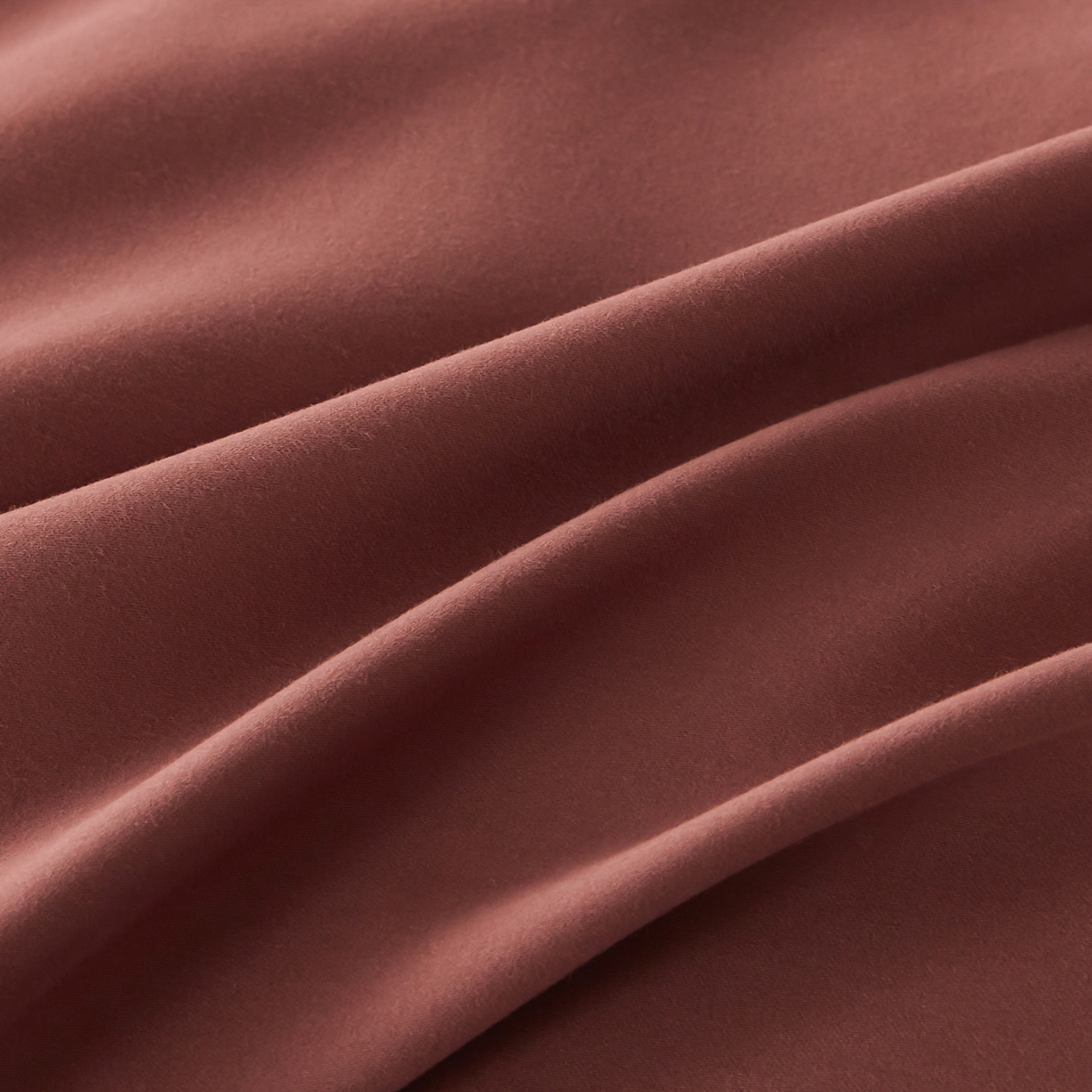 91家纺网 家纺一手货源 找家纺 秀色家纺 2025新款60支长绒棉双面加厚磨毛保暖纯棉四件套纯色被套全棉轻奢高级感 白雾红尘+奶油