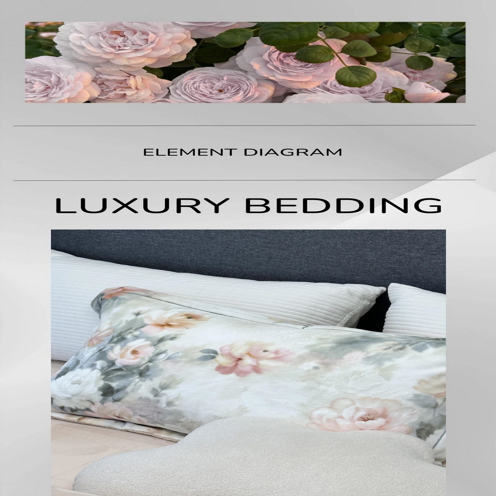 91家纺网 家纺一手货源 找家纺 JUICY 橘滋家纺 2025新款浪漫丰盈牛奶臻棉绒印花系列四件套 墨染