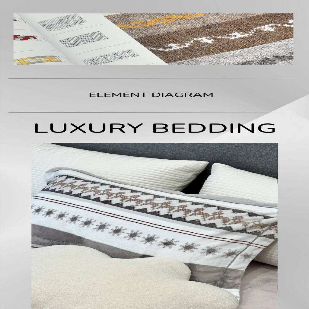 91家纺网 家纺一手货源 找家纺 JUICY 橘滋家纺 2025新款浪漫丰盈牛奶臻棉绒印花系列四件套 挪威流光