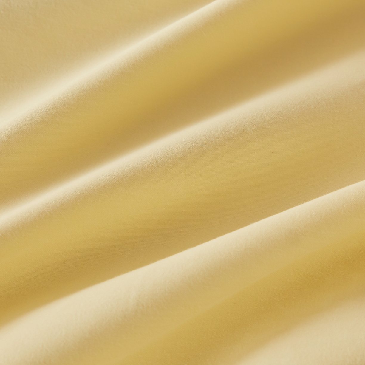 91家纺网 家纺一手货源 找家纺 秀色家纺 2025新款60支长绒棉双面加厚磨毛保暖纯棉四件套纯色被套全棉轻奢高级感 麦秆黄+奶油