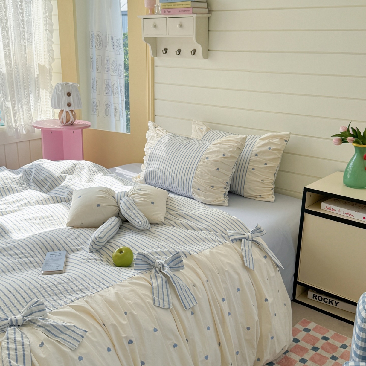 91家纺网 家纺一手货源 找家纺 （总）觅糖家纺 2025新款100%全棉色织水洗棉系列四件套