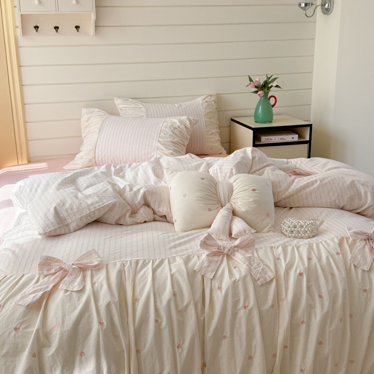 91家纺网 家纺一手货源 找家纺 （总）觅糖家纺 2025新款100%全棉色织水洗棉系列四件套