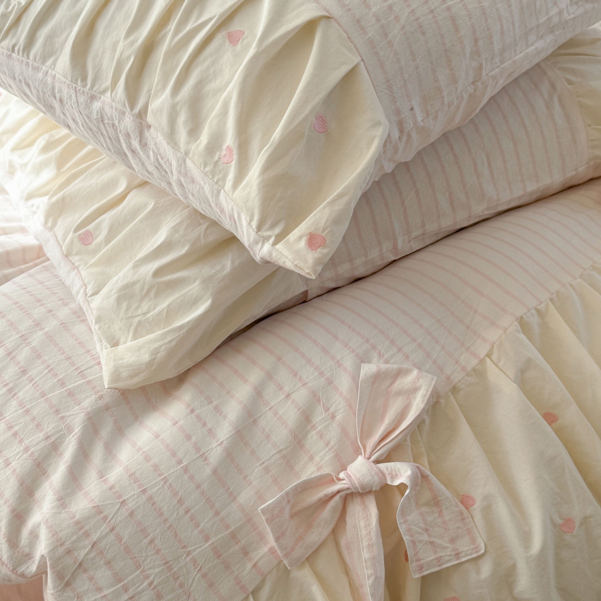 91家纺网 家纺一手货源 找家纺 （总）觅糖家纺 2025新款100%全棉色织水洗棉系列四件套