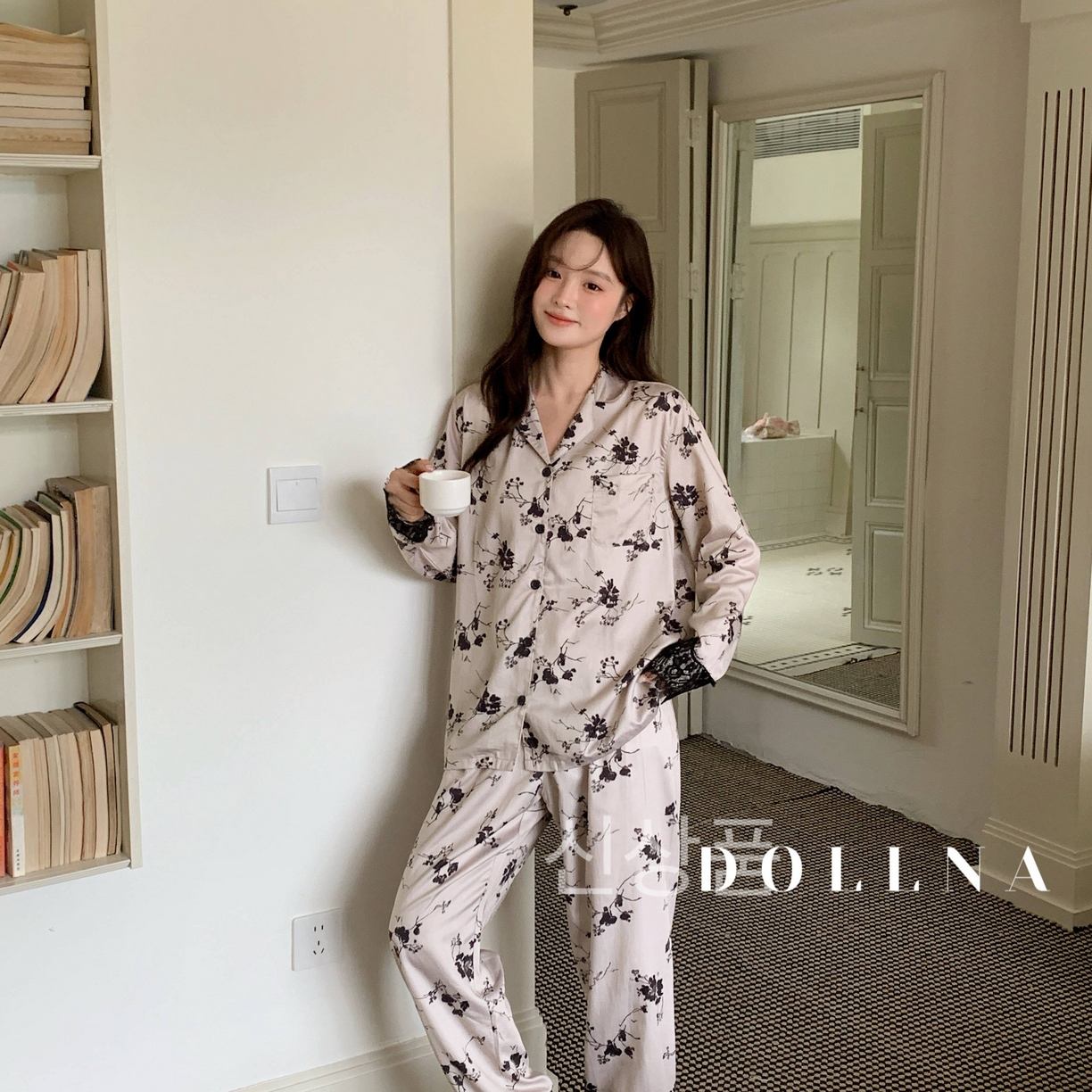 91家纺网 家纺一手货源 找家纺 （总）多乐娜 新款 多乐娜专版自制嫒妮莎天丝棉睡衣家居服 兰精天丝长绒棉高端轻奢（会员-5，控价:145元起(请勿低价销售)