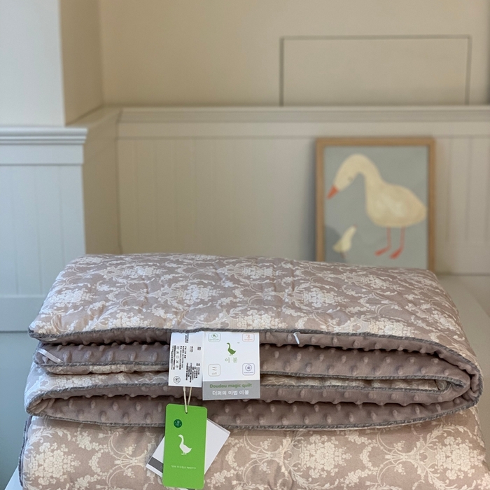 91家纺网 家纺一手货源 找家纺 汇庭 2025秋冬新款·幸运双豆春秋被系列 罗曼紫