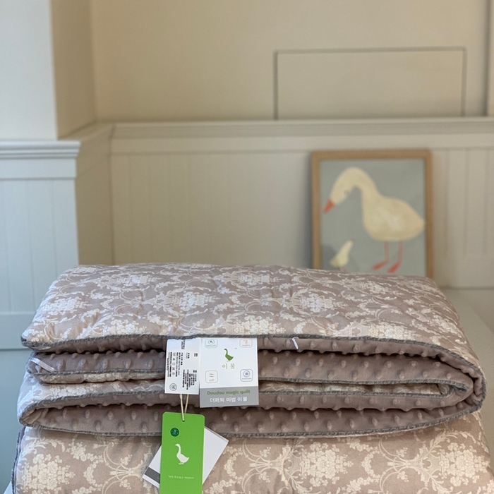 91家纺网 家纺一手货源 找家纺 汇庭 2025秋冬新款·幸运双豆春秋被系列 罗曼紫