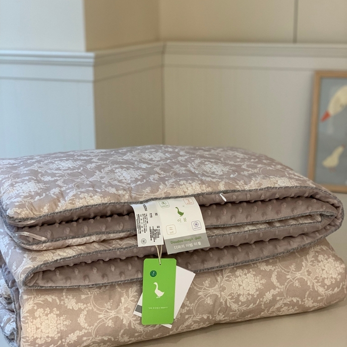 91家纺网 家纺一手货源 找家纺 汇庭 2025秋冬新款·幸运双豆春秋被系列 罗曼紫