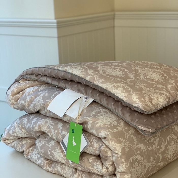 91家纺网 家纺一手货源 找家纺 汇庭 2025秋冬新款·幸运双豆春秋被系列 罗曼紫