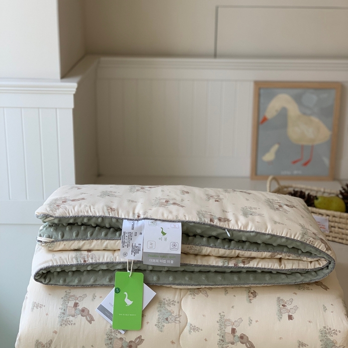 91家纺网 家纺一手货源 找家纺 汇庭 2025秋冬新款·幸运双豆春秋被系列 萌萌兔