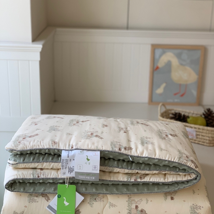 91家纺网 家纺一手货源 找家纺 汇庭 2025秋冬新款·幸运双豆春秋被系列 萌萌兔