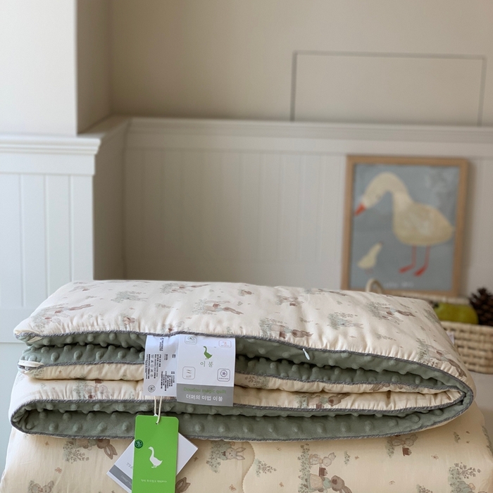 91家纺网 家纺一手货源 找家纺 汇庭 2025秋冬新款·幸运双豆春秋被系列 萌萌兔