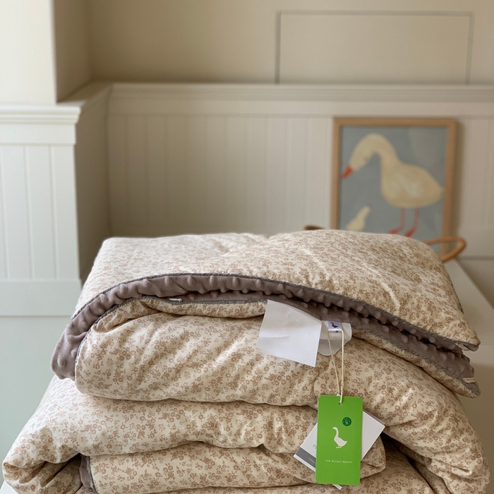 91家纺网 家纺一手货源 找家纺 汇庭 2025秋冬新款·幸运双豆春秋被系列 木槿粉