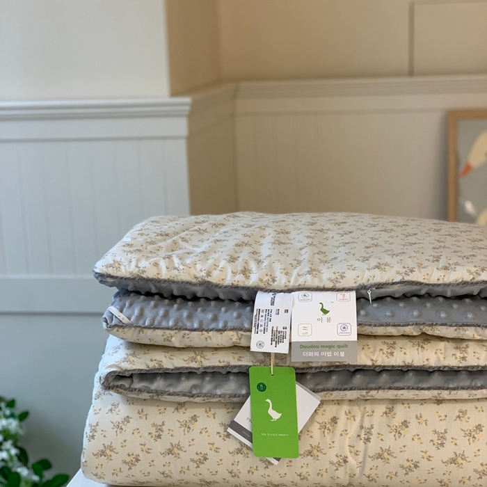 91家纺网 家纺一手货源 找家纺 汇庭 2025秋冬新款·幸运双豆春秋被系列 木槿绿