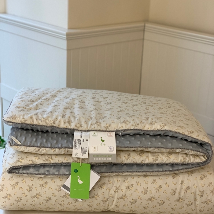 91家纺网 家纺一手货源 找家纺 汇庭 2025秋冬新款·幸运双豆春秋被系列 木槿绿