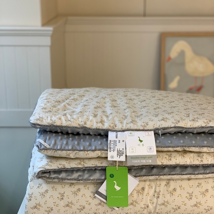 91家纺网 家纺一手货源 找家纺 汇庭 2025秋冬新款·幸运双豆春秋被系列 木槿绿