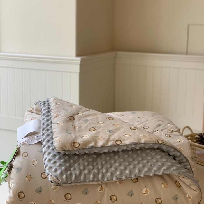 91家纺网 家纺一手货源 找家纺 汇庭 2025秋冬新款·幸运双豆春秋被系列 奶糖豆