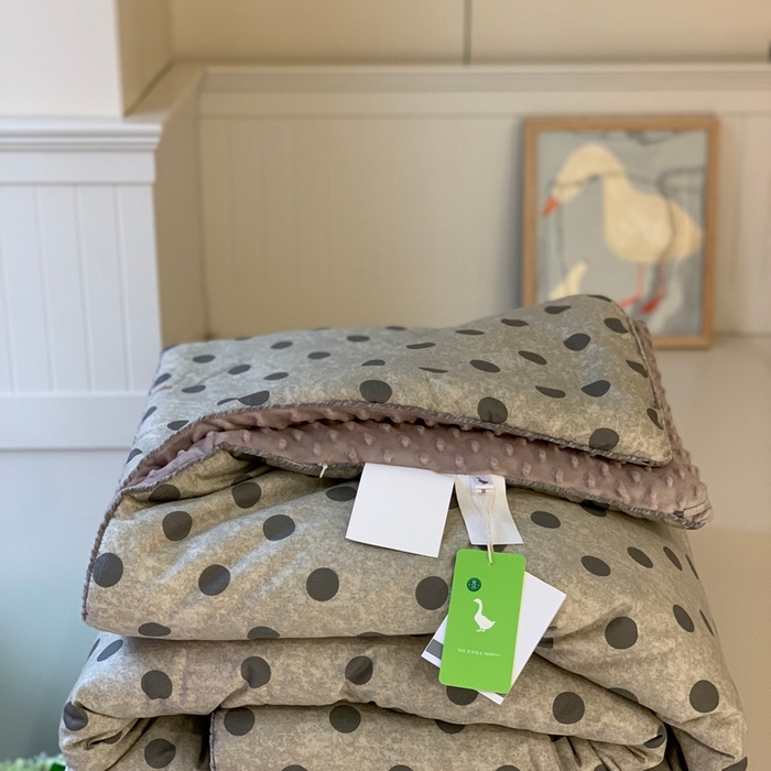 91家纺网 家纺一手货源 找家纺 汇庭 2025秋冬新款·幸运双豆春秋被系列 时尚波点