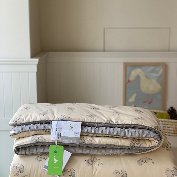 91家纺网 家纺一手货源 找家纺 汇庭 2025秋冬新款·幸运双豆春秋被系列 淘气小象