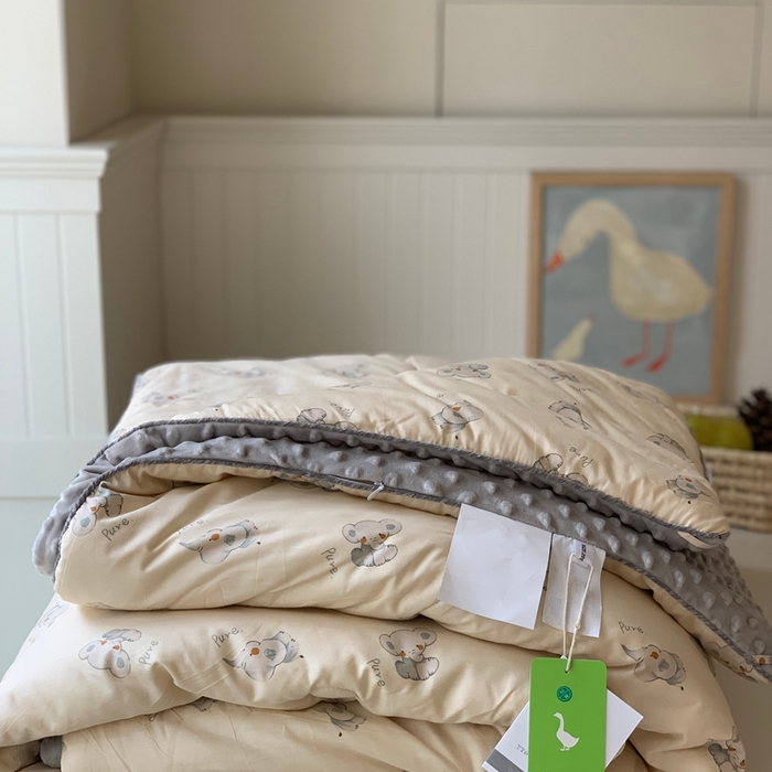 91家纺网 家纺一手货源 找家纺 汇庭 2025秋冬新款·幸运双豆春秋被系列 淘气小象