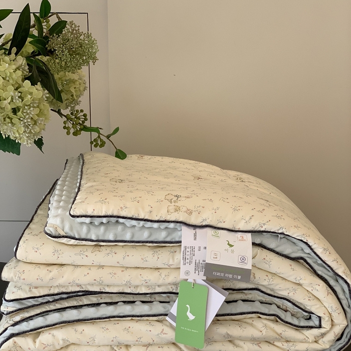 91家纺网 家纺一手货源 找家纺 汇庭 2025秋冬新款·幸运双豆春秋被系列 小兔奇妙