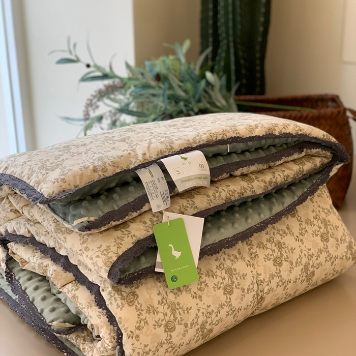 91家纺网 家纺一手货源 找家纺 汇庭 2025秋冬新款·幸运双豆春秋被系列 尤美尔