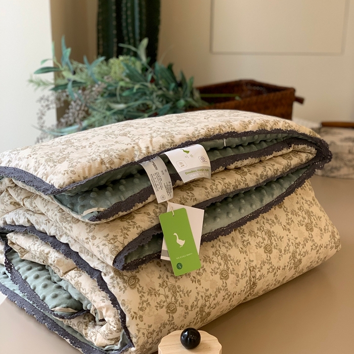 91家纺网 家纺一手货源 找家纺 汇庭 2025秋冬新款·幸运双豆春秋被系列 尤美尔