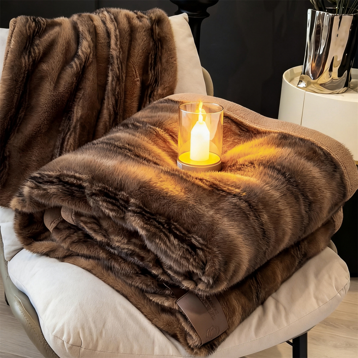 91家纺网 家纺一手货源 找家纺 （总）慕木家纺 2025新款轻奢大金貂四件套雪山飞狐系列