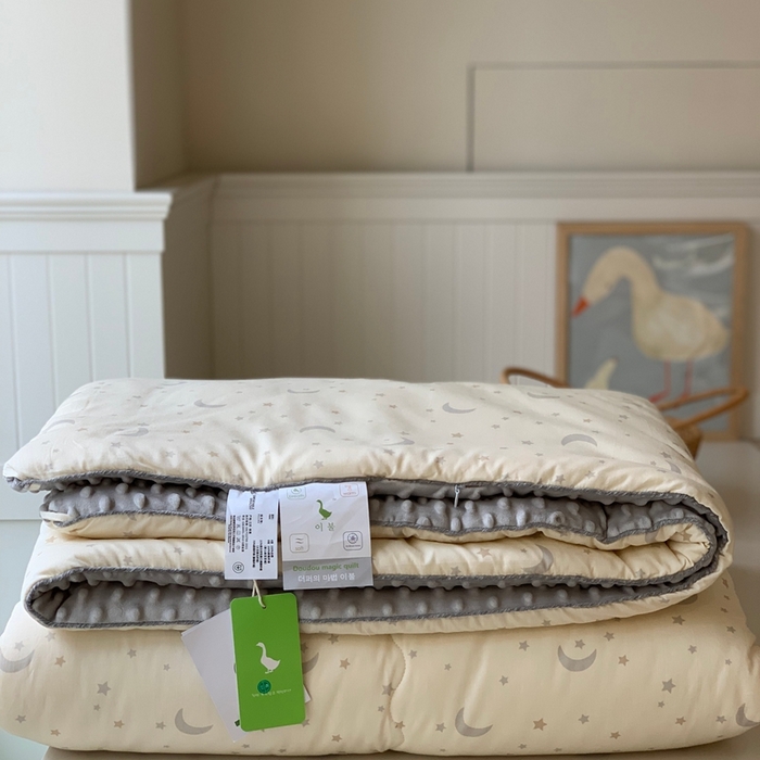 91家纺网 家纺一手货源 找家纺 汇庭 2025秋冬新款·幸运双豆春秋被系列 月亮公主