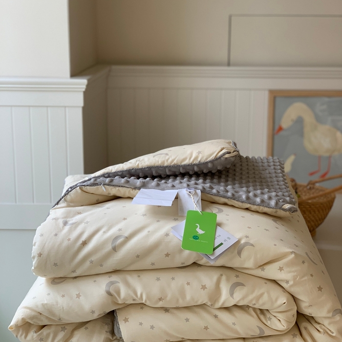 91家纺网 家纺一手货源 找家纺 汇庭 2025秋冬新款·幸运双豆春秋被系列 月亮公主