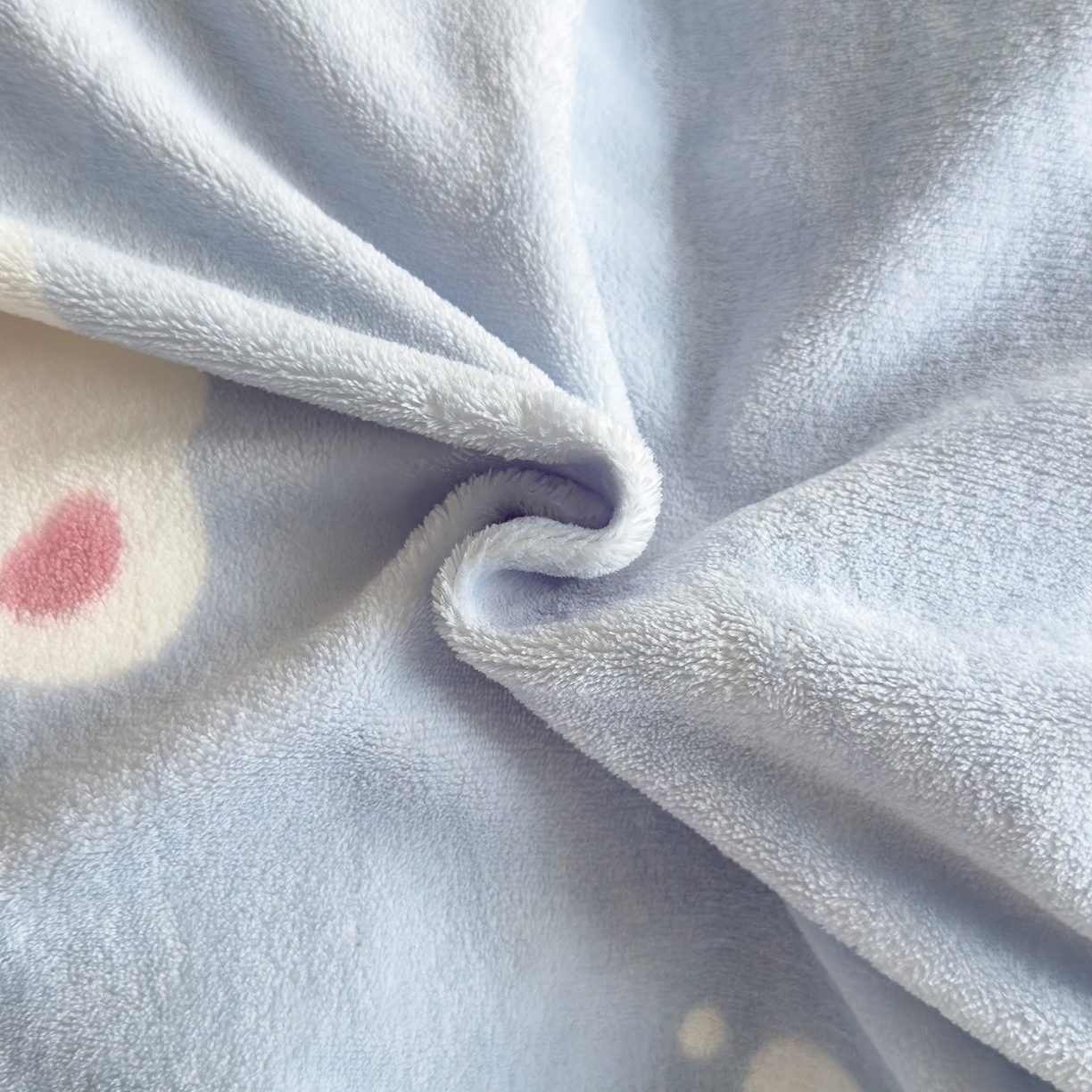 91家纺网 家纺一手货源 找家纺 灿哈家纺 2025新款200g加厚款小清新牛奶绒印花四件套