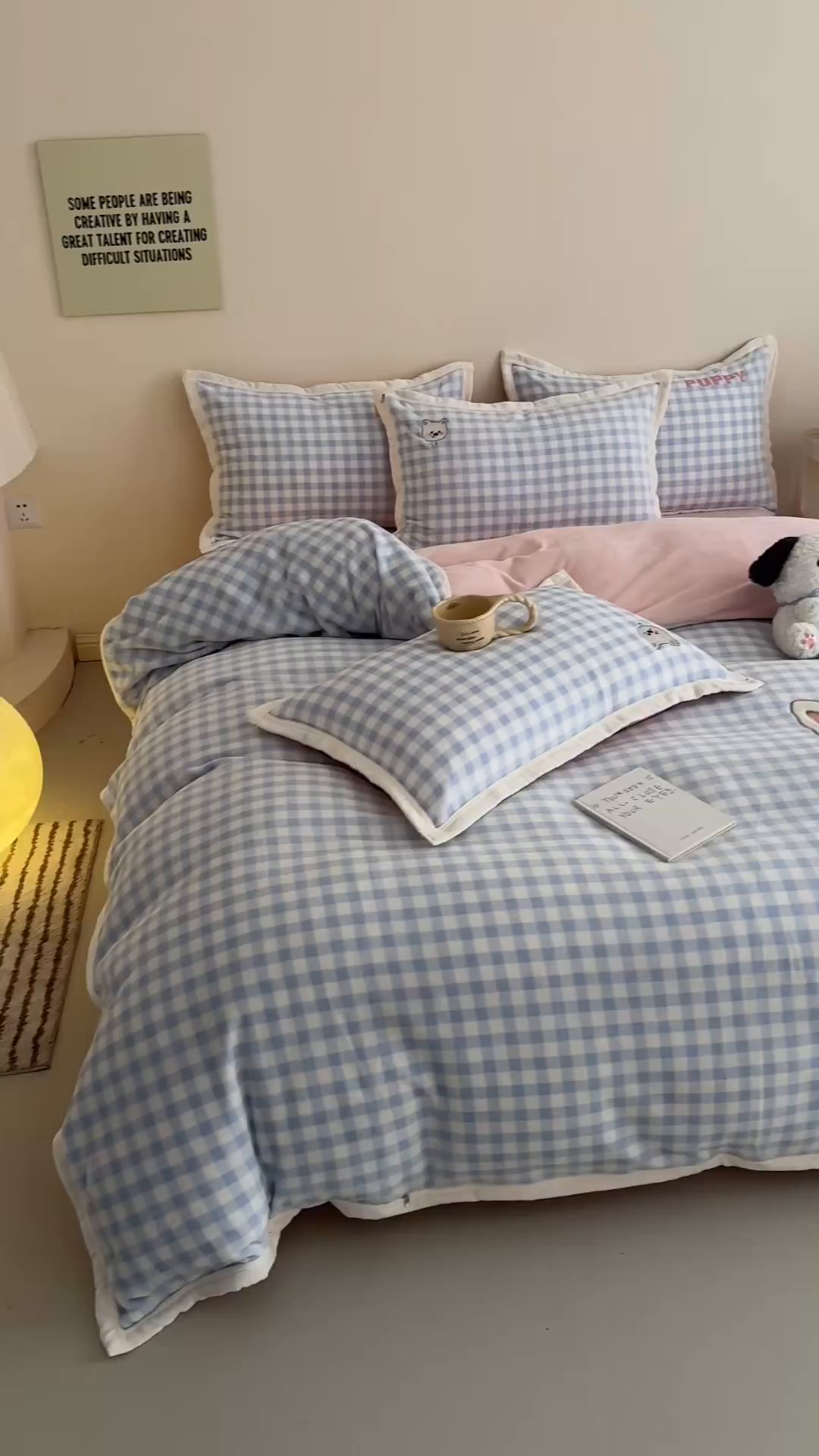 91家纺网 家纺一手货源 找家纺 （总）艾特你 2025新款200克全工艺高克重牛奶绒贴布绣大包边四件套