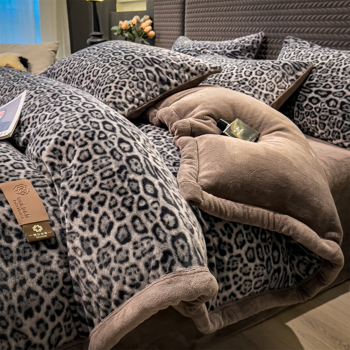 91家纺网 家纺一手货源 找家纺 （总）慕木家纺 2025新款轻奢水貂四件套可可慕莎系列