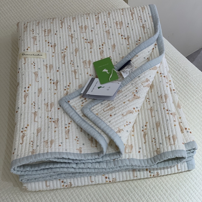 91家纺网 家纺一手货源 找家纺 汇庭 2025新款·慕斯单品床盖系列 达达鸭