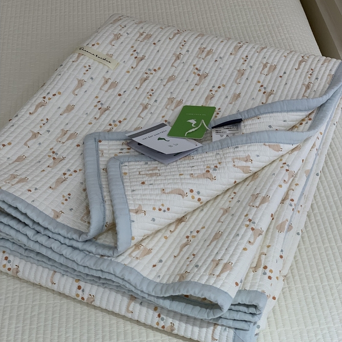91家纺网 家纺一手货源 找家纺 汇庭 2025新款·慕斯单品床盖系列 达达鸭