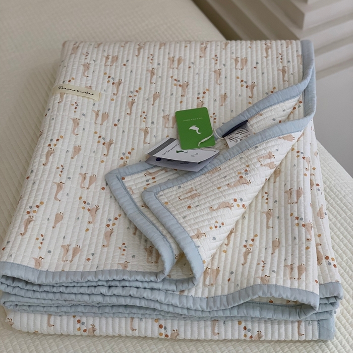 91家纺网 家纺一手货源 找家纺 汇庭 2025新款·慕斯单品床盖系列 达达鸭