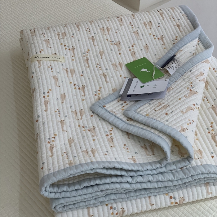 91家纺网 家纺一手货源 找家纺 汇庭 2025新款·慕斯单品床盖系列 达达鸭