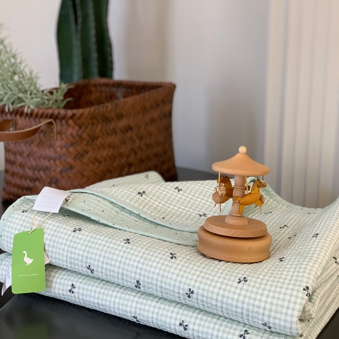 91家纺网 家纺一手货源 找家纺 汇庭 2025新款·慕斯单品床盖系列 蝶兰绿