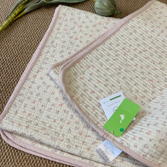 91家纺网 家纺一手货源 找家纺 汇庭 2025新款·慕斯单品床盖系列 洛苏粉