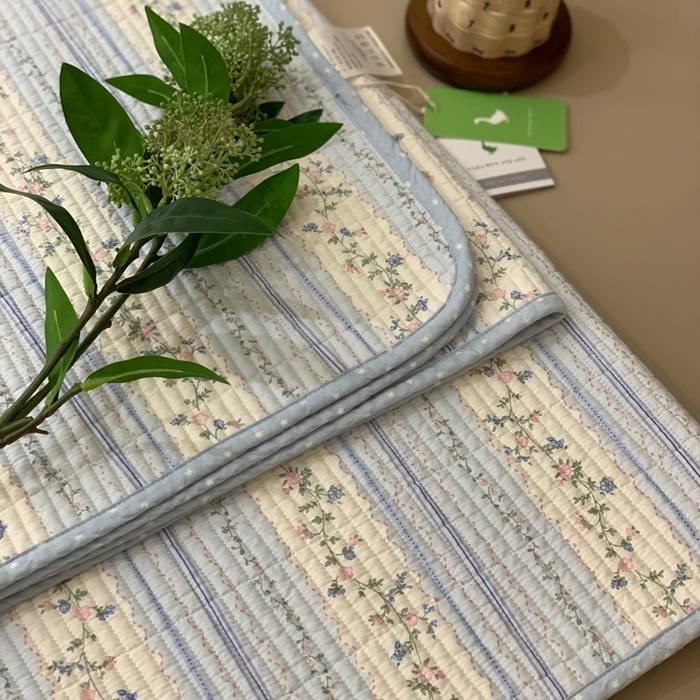 91家纺网 家纺一手货源 找家纺 汇庭 2025新款·慕斯单品床盖系列 莫奈花园