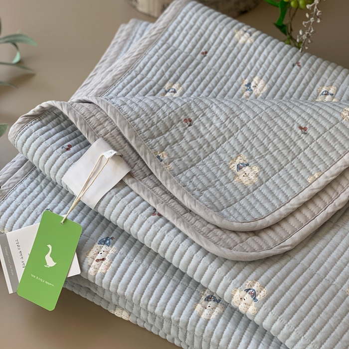 汇庭 2025新款·慕斯单品床盖系列 奶油小狗