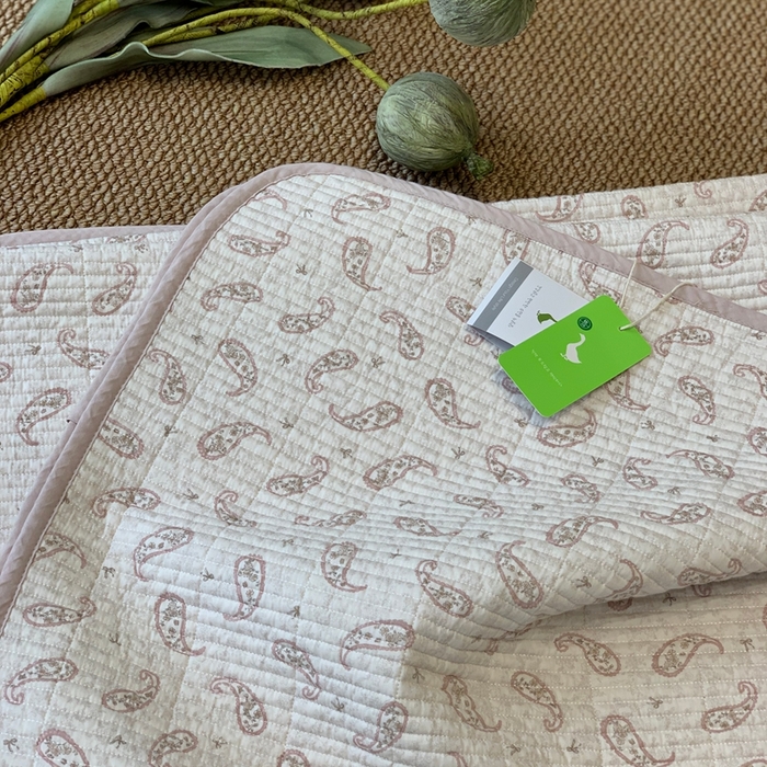 91家纺网 家纺一手货源 找家纺 汇庭 2025新款·慕斯单品床盖系列 佩德粉