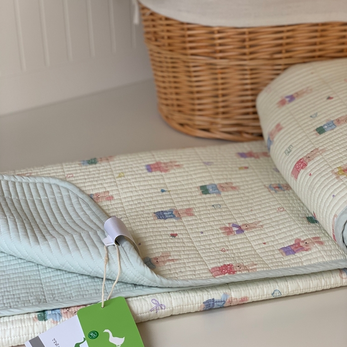 91家纺网 家纺一手货源 找家纺 汇庭 2025新款·慕斯单品床盖系列 糖果兔