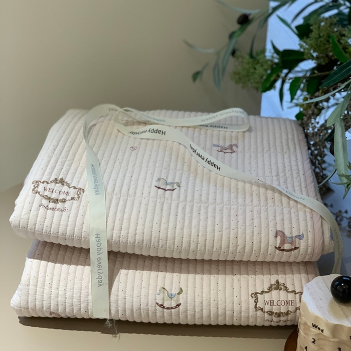 汇庭 2025新款·慕斯单品床盖系列 小马乐园