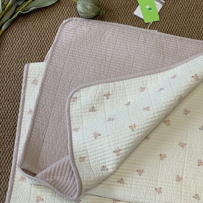 91家纺网 家纺一手货源 找家纺 汇庭 2025新款·慕斯单品床盖系列 小奶熊